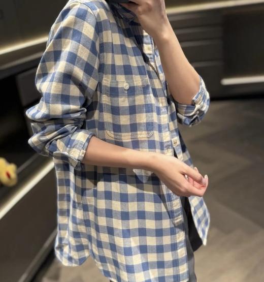 男女同款！rrl美式情侣衬衣   磨毛质感  10S长绒有机棉亚麻混纺 商品图2