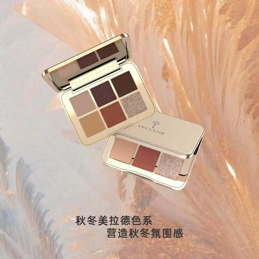 YECULOR钥界琉光日落六色眼影盘 1#秋冬 8.4g 商品图2