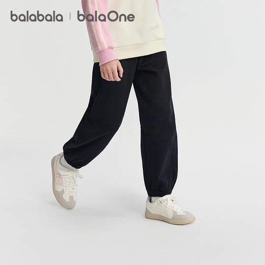 巴拉巴拉balaOne童装儿童加绒裤子女童运动长裤2025冬装新款保暖 商品图2