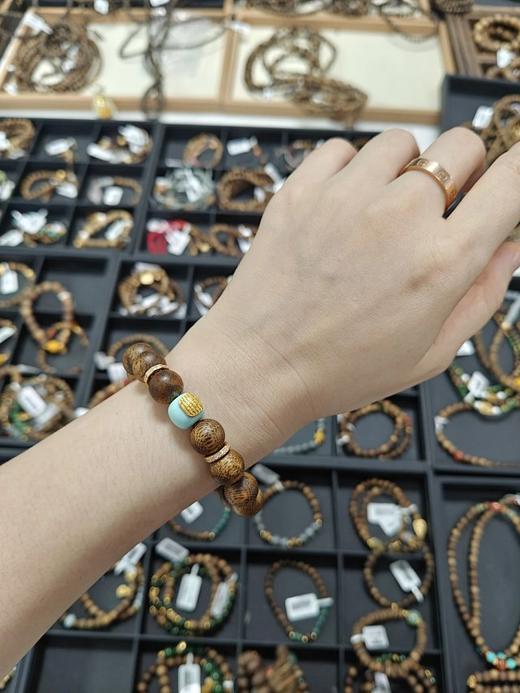 沉香五条经文老型珠手串	BCCSDIY322	【冯站长】 商品图1