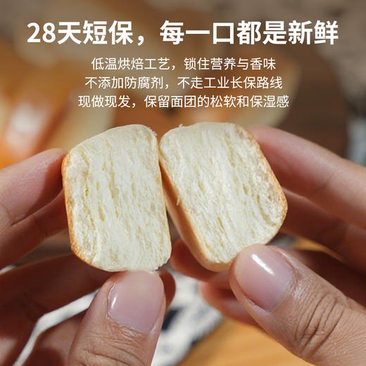 拾爸家 DHA高钙奶酪小馒头 鲜牛奶和面 不加一滴水 高钙+DHA 营养更均衡 蓬松软糯 天然奶香 商品图3