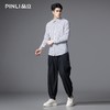 PINLI品立2025秋季新款商务条纹修身衬衣男士高级感免烫长袖衬衫GD253113048 商品缩略图3
