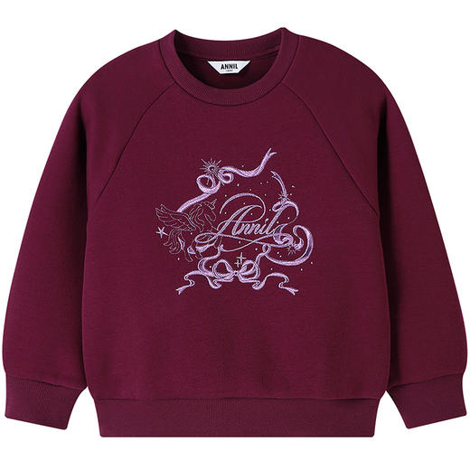 【实体店同款】女童圆领卫衣秋季新款安奈儿童装AG531329 商品图5