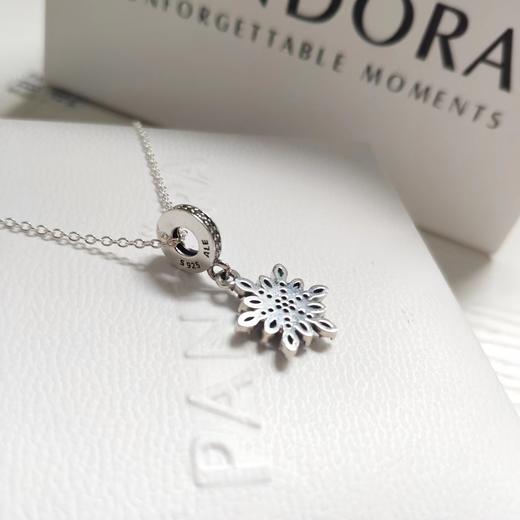 D082531bulingbuling仙气十足蓝色雪花项链锁骨链 商品图7