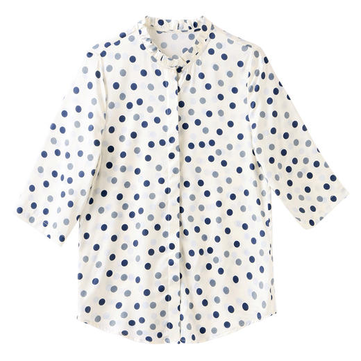 丁摩真丝中袖衬衫女新款设计感优雅百搭时尚桑蚕丝衬衫AL3600 商品图4