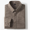 【全棉】罗蒙秋冬长袖衬衫男士纯棉保暖舒适易打理简约领尖小扣时尚衬衣 商品缩略图11