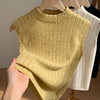 X5X2596-LY吊带背心女2025新款欧货女装气质立领无袖针织打底衫内搭坎肩上衣 商品缩略图1