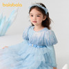 巴拉巴拉女童公主裙网纱连衣裙秋冬蛋糕裙珠片洋气甜美时尚泡泡袖 商品缩略图0