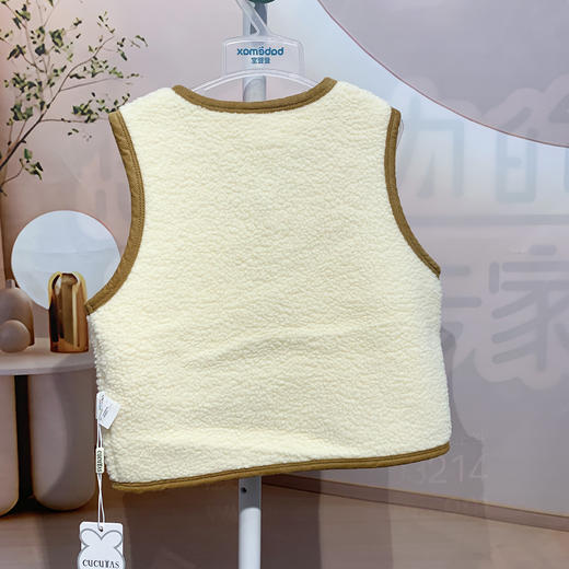 Cucutas幼童针织马甲CY25AUW527浅驼90#-120# 商品图6