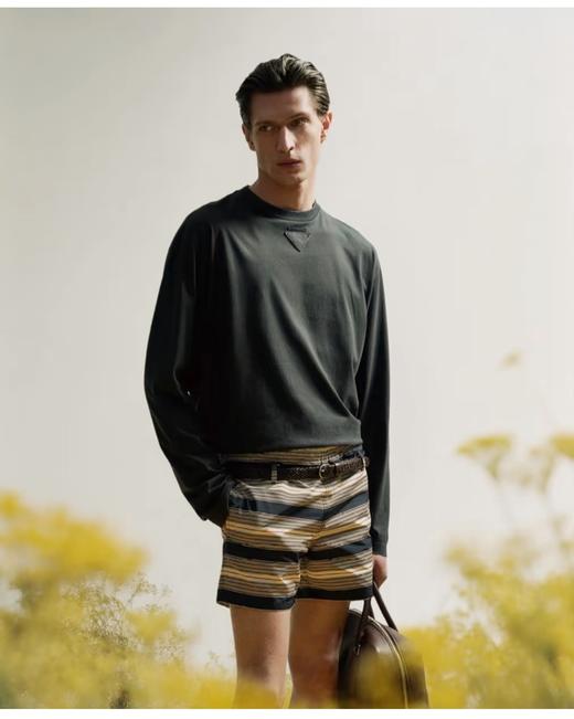 P 双标 丝光双面圆领长袖T恤 CX213 商品图3