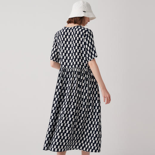 【帕罗】B3F | 100%桑蚕丝短袖连衣裙 商品图3