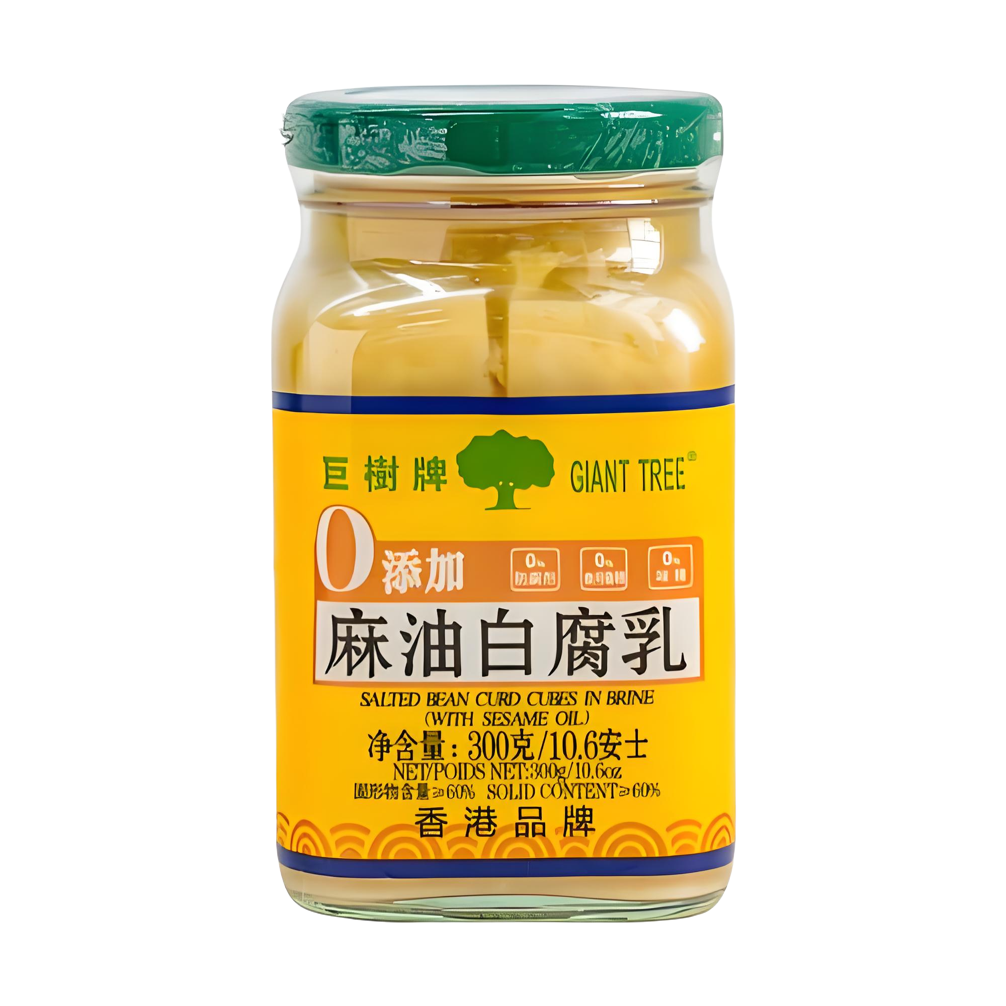 B1F【粮油】巨树麻油白腐乳   规格：300g（取货日期：即买即取）