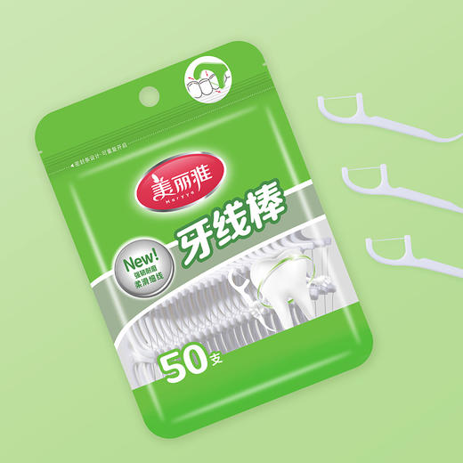 美丽雅袋装牙线50支装 商品图5