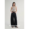 MAISON CECILE 两色/复古做旧水洗宽松休闲显瘦弧形牛仔裤 商品缩略图1