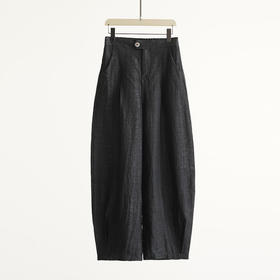 丁摩 【拽姐裤】一条搭遍衣柜 重磅桑蚕丝香云纱龟裂纹老料阔腿裤长裤5ZF-231794