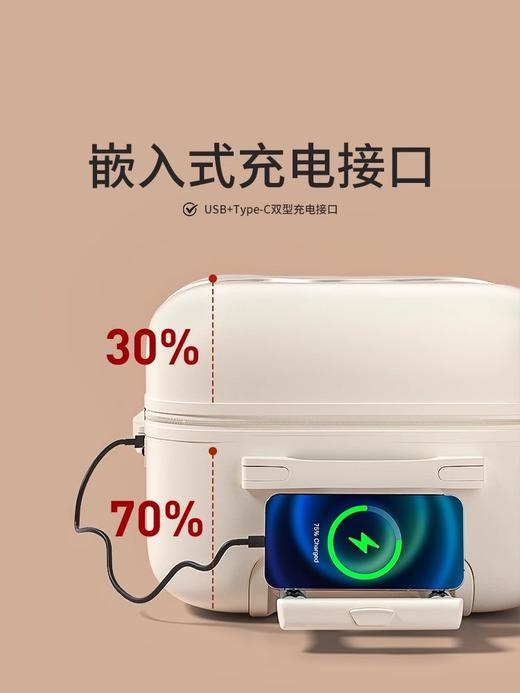 【大容量雪糕行李箱】28寸结实耐用加厚 20寸24密码旅行拉杆皮箱子 国庆假期出游  商品图3