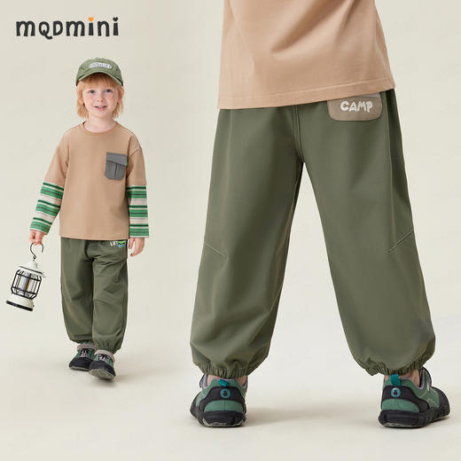 【90-140】【MQDmini】男童防泼水梭织长裤 商品图2