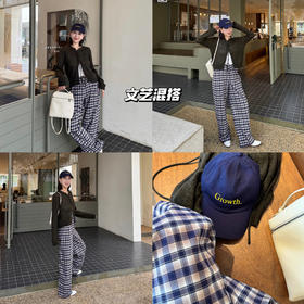 新品上身 |针织与格纹的文艺混搭，轻松演绎街头风格。