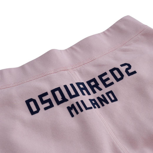 DSQUARED2 女士字母徽标印花棉质休闲裤 粉色 S75KB0461 D25015 973 商品图2