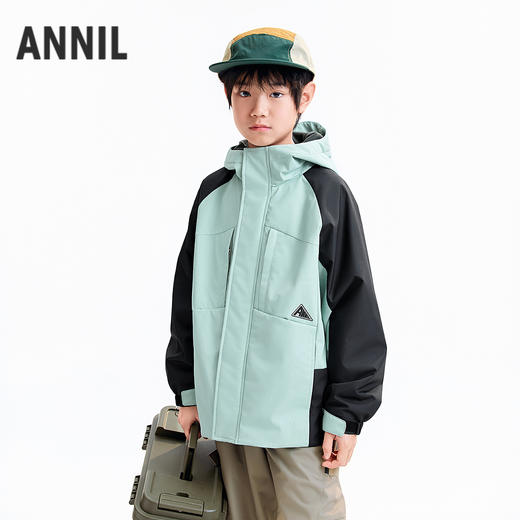 【实体店同款】男童梭织外套冬季新款安奈儿童装AB545139 商品图0