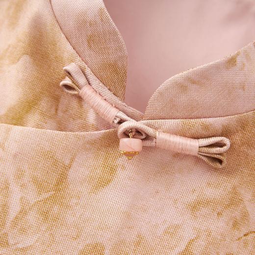 「高货wl」全新升级【铂金会员339/天猫459/差价120】(44102)洛诗琳气质晕染印花国风上衣2025秋季新中式立领马甲上衣 商品图3