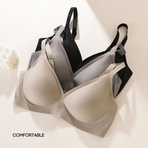 【商场同款】熳洁儿 无尺码内衣小胸聚拢舒适无痕深V无钢圈25701551 商品图7