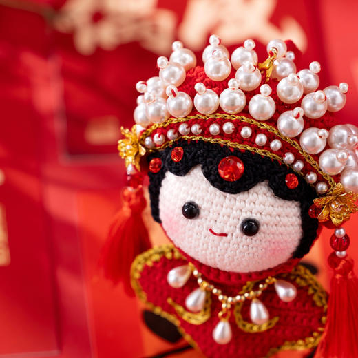 苏苏姐家喜之团手工DIY钩针装饰编织小物蕾丝挂件毛线团材料包 商品图4