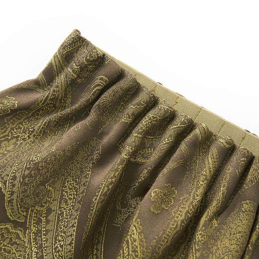 超绝气场新中式人丝提花，新中式国风直筒阔腿长裤WLZD-2511705 商品图3