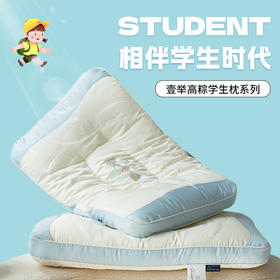 儿童学生壹举高粽护颈按摩枕芯枕头