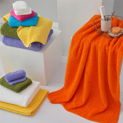 一条可以用10年的浴巾，高毛圈四件套系列，符合国际婴幼儿标准 A类 一等品 商品图1