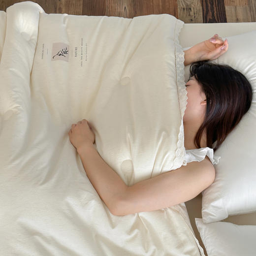 自然醒素染棉麻蚕丝蛋白被TD 商品图8