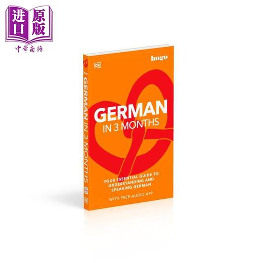 预售 【中商原版】三个月掌握德语 附音频 German in 3 Months with Free Audio App 德文语言学习工具书 英文原版进口图书 商品图1