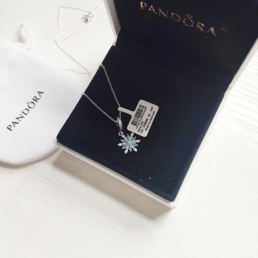 D082531bulingbuling仙气十足蓝色雪花项链锁骨链 商品图4