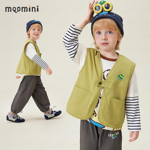【90-140】【MQDmini】男童春秋马甲外套 商品图7