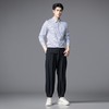 PINLI品立2025秋季新款商务休闲条纹长袖衬衫男士莫代尔修身衬衣GD253113058 商品缩略图1
