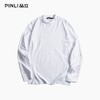 PINLI品立2025秋季新款立领纯色内搭长袖T恤男士休闲打底衫上衣潮B253111091 商品缩略图3