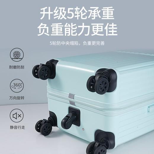 【新款前置开口行李箱】旅行箱刹车减震五轮拉杆箱 耐用密码箱 国庆节假日出行 商品图2