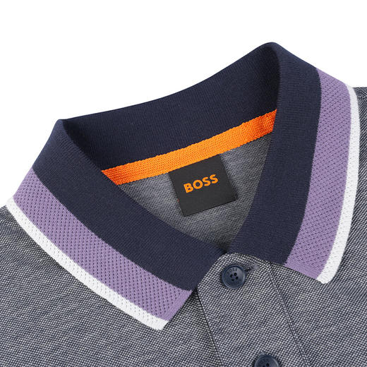 【超惠秒】BOSS 男士宽松款全棉长袖Polo T恤 11866 商品图7