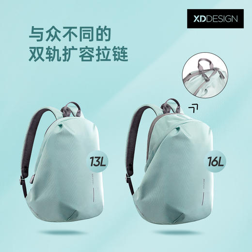 荷兰XDDESIGN爱思迪Bobby Soft通勤双肩包女森系高级感背包户外书包男士电脑防盗 商品图1