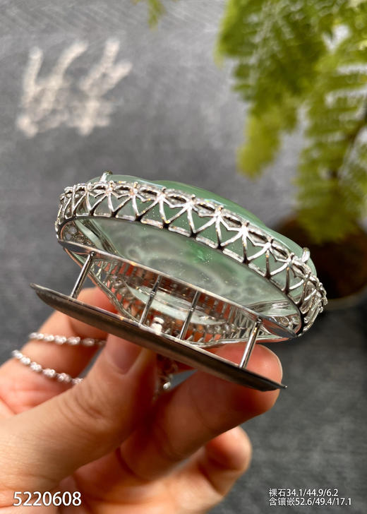 玻璃种木那飘翠佛公吊坠【5220608】具体价格微信咨询 商品图7