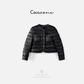 COCO ZONE 刘一一   “M口羽绒”小香风冬日优雅外套 CD2A1988