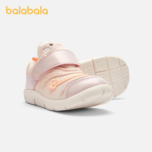 巴拉巴拉宝宝稳步鞋女童鞋毛毛虫鞋子萌2025秋冬新款 商品图1