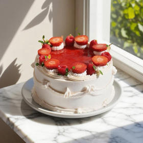 草莓舒芙蕾 （草莓和舒芙蕾，天作之合）