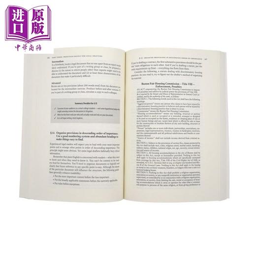 【中商原版】芝加哥写作编辑和出版指南系列 浅显易懂的法律写作 Legal Writing in Plain English  A Text with Exercises 商品图2