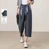 雀说通勤风西装裤女装秋装新款职业装休闲直筒裤小个子超垂裤子AL58081 商品缩略图0