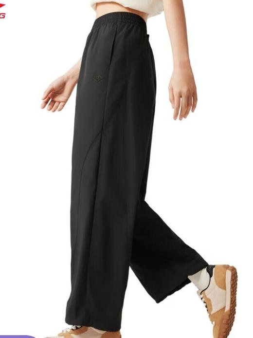 李宁（LI-NING）运动长裤女子潮流时尚简约薄款百搭休闲长裤AYKV174 商品图0