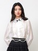3楼FEXATA服饰(新百)  蕾丝钻饰蝴蝶结衬衫 商品缩略图2