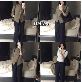 新品上身 | 卡其色风衣，原牛休闲，大包加持，时尚不费力。