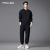PINLI品立2025秋季新品纯色百搭圆领卫衣潮牌宽松休闲套头男上衣GV253109030 商品缩略图1