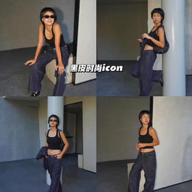 新品上身 | 原色牛仔邂逅黑色背心，街头最飒的辣妹。 💕